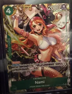 English One Piece Nami (Alternate Art) OP14-031 The Azure Sea's Seven Foil - Image 5