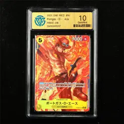 CCG 10 GemMint 2025 One Piece JPN Portgas D. Ace PRB02-018 R - Image 1
