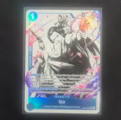 One Piece Izo (Parallel) ST22-002 Starter Deck 22: Ace & Newgate Super Rare Foil - Image 1