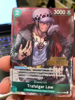 One Piece TCG - Trafalgar Law (Online Regional 2023) [Finalist] (OP02-035) NM - Image 1