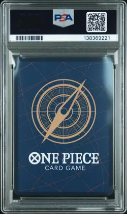 2025 ONE PIECE OP11-A FIST OF DIVINE SPEED 080 GEAR TWO ALTERNATE ART ENG PSA 10 - Image 2