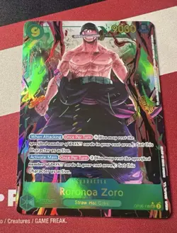 Roronoa Zoro (Alternate Art) OP06-118 Wings of the Captain Foil - Image 1