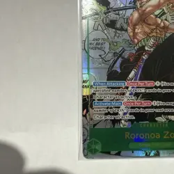 Roronoa Zoro (Alt Art) (Manga) English OP06-118 Wings of the Captain Foil - Image 5