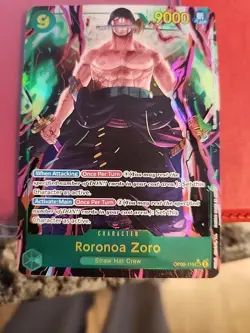 RORONOA ZORO (Alternate Art) OP06-118 WINGS OF THE CAPTAIN FOIL - Image 4
