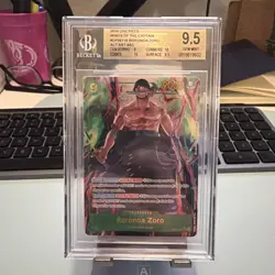Wings of the Captain Foil Roronoa Zoro Alt Art OP06-118, English, BGS 9.5 - Image 1