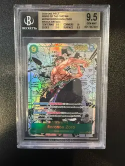 Roronoa Zoro (Alternate Art) (Manga) OP06-118 Wings of the Captain Foil - Image 1
