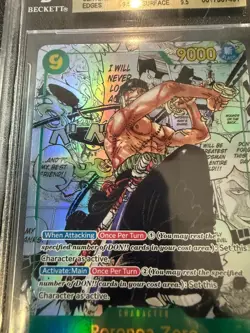 Roronoa Zoro (Alternate Art) (Manga) OP06-118 Wings of the Captain Foil - Image 3