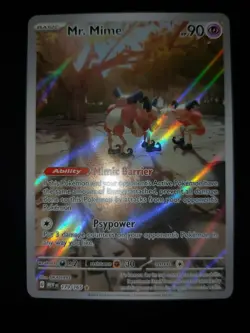 POKEMON TCG MR.MIME 179/175 HOLO ENG NM - FULL ART SCARLET VIOLET 151 - Image 1