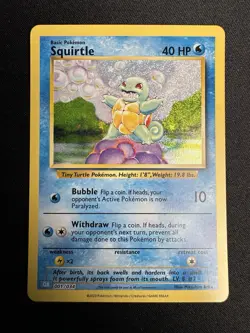 Squirtle CLB 001/034 Classic Collection Pokemon Card NM - Image 1