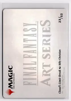Cloud's Limit Break Art Card 23 Art Series: FINAL FANTASY Normal NM - Image 2