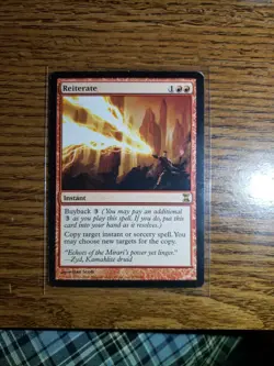 MTG magic cards 1x Reiterate Time Spiral Light Play, English - Image 1