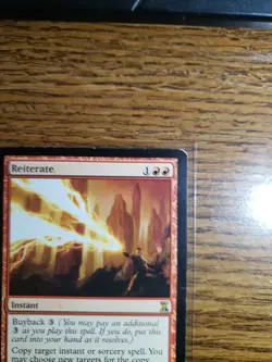 MTG magic cards 1x Reiterate Time Spiral Light Play, English - Image 3
