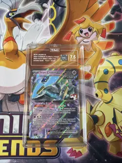 Iron Crown EX 081/162 Prize Pack Series Cards Holo Near Mint - Image 1