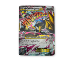 M Metagross EX XY35 Jumbo Cards Holo - Ungraded, MP Condition, Great Centering - Image 1