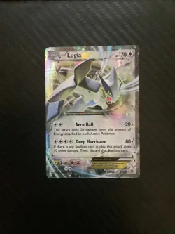 Pokemon Lugia EX TCG Double Rare Holo Card 68/98 Ancient Origins NM - Image 1