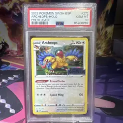 PSA 10 Archeops - (Prerelease) SWSH272 Sword & Shield Promo Cards Holo POP 9!!! - Image 1