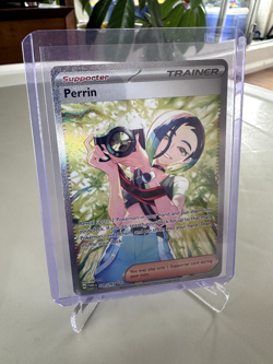 *RARE* Perrin 220/167 Twilight Masquerade Special Illustration Pokemon TCG NM - Image 1