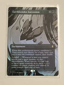 MTG Earthbender Ascension - Borderless Foil - Avatar: The Last Airbender - #307 - Image 1