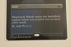 MTG Shipwreck Marsh - Borderless Foil - Innistrad: Midnight Hunt - #285 - Image 3