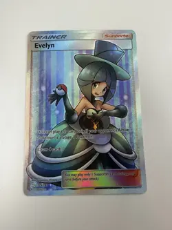 Evelyn 175/181 Team Up 2019 Full Art Holo Pokemon Card TCG - Image 1