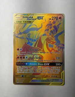 2021 Pokemon Reshiram & Charizard GX Tag Team SM247 Black Star Promo - Image 1