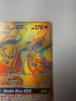 2021 Pokemon Reshiram & Charizard GX Tag Team SM247 Black Star Promo - Image 4