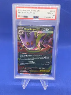 Pokemon Phantasmal Flames Battle Deck Mega Gengar ex 056/094 PSA 10 -2 - Image 1