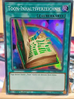 Toon-Inhaltsverzeichnis DASA-DE043 Super Rare Deutsch NM YUGIOH - Image 1