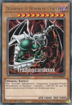 Yu-Gi-Oh! Deadroot le Demon de l'Enfer : R KICO-FR060 - Image 1