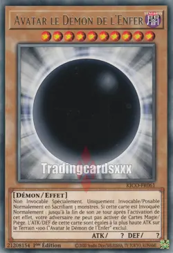 Yu-Gi-Oh! Avatar le Demon de l'Enfer : R KICO-FR061 - Image 1