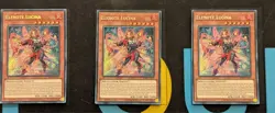 BPRO-EN010 Elfnote Lucina x3 Secret Rare 1st Edition YuGiOh Playset - Image 1
