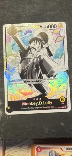 Monkey.D.Luffy Leader ALT ART - ST29-001 - Egghead - One Piece TCG English - Image 2