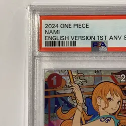 One Piece PSA 10 Nami OP01-016 English Version 1st Anniversary Set - Image 2