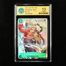 CCG 10 Pristine 2025 One Piece JPN Scratchmen Apoo EB01-015 R - Image 1
