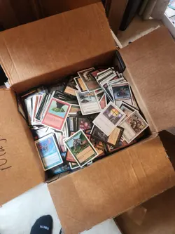 Vintage Magic the Gathering Card Lot ~3500 Cards - 1993-2003 Bulk Mixed Nonfoil - Image 1