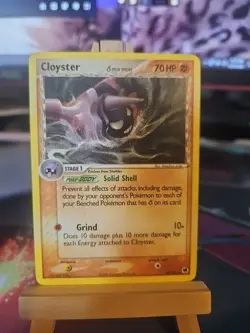 Pokemon TCG Cloyster Delta Species EX Dragon Frontiers Card 14/101 Regular NM - Image 1