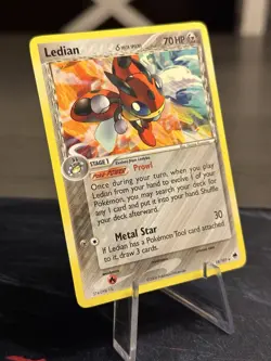 Ledian 18/101 EX Dragon Frontiers - Rare Pokemon Card - NM/Mint - Image 1