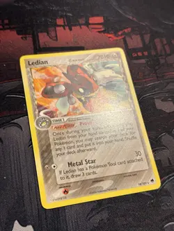 Ledian 18/101 EX Dragon Frontiers - Rare Pokemon Card - NM/Mint - Image 3