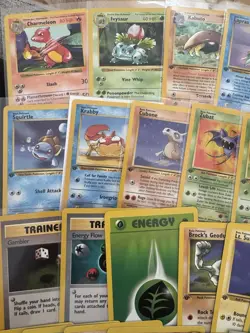 Pokemon Vintage, 1st Edition NON HOLO, 23 Card Lot Fossil, Jungle, Rocket LP/NM - Image 2