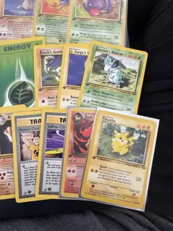 Pokemon Vintage, 1st Edition NON HOLO, 23 Card Lot Fossil, Jungle, Rocket LP/NM - Image 5