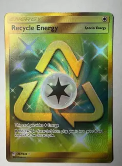 Recycle Energy 257/236 Unified Minds Pokemon Card Secret Rare Holo - Image 1