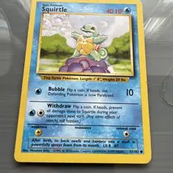 Original Base Set 63/102 Pokemon Card 1999 - Image 3