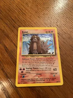 Entei Neo Revelation pokemon Holo Card 6/64 Rare - Image 1