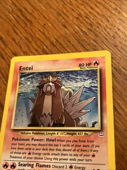 Entei Neo Revelation pokemon Holo Card 6/64 Rare - Image 5