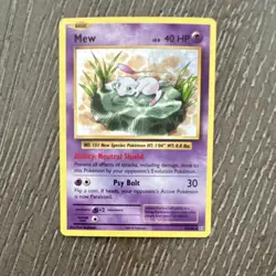 Pokemon Mew Evolutions 53/108 Rare Exclusive Regular 40 HP Psy Bolt Card - Image 1