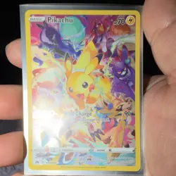 Pokemon TCG Pikachu 160/159 & Mew Holo Basic Card Lot 2023 English - Image 1