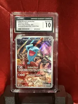 Team Rocket's Wobbuffet 203 Sv: Scarlet & Violet Promo Cards Holo CGC 10 - Image 1