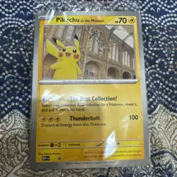Pikachu At The Museum Jumbo Card - Image 1