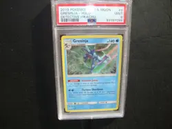 2019 Pokemon Detective Pikachu #9 Greninja Holo PSA 9 - Image 1