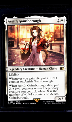 2025 MTG Magic the Gathering FIN FFVII Final Fantasy #4 Aerith Gainsborough - Image 1